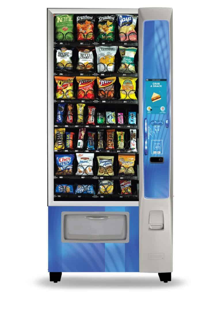 Crane Merchant 6 Media Ambient model 186 vending machine