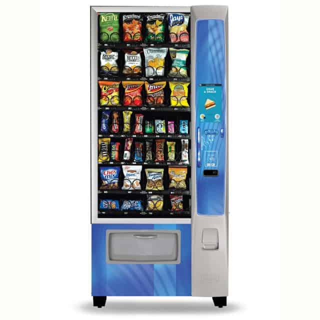 CRANE Merchant 4 Media Ambient, model 186 Snack Vending Machine - from Vendtek Wholesale