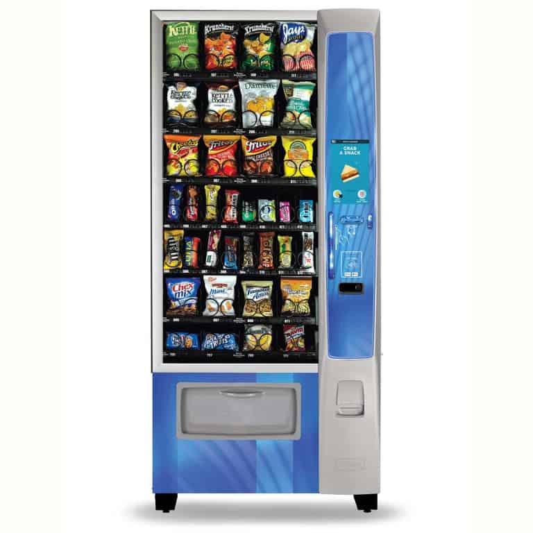 CRANE Merchant 4 Media Ambient, model 186 Snack Vending Machine - from Vendtek Wholesale