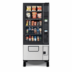760158352 slim chill center 3w 24 snack drink combo vending machine 3 5