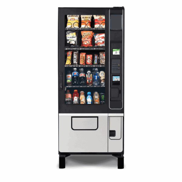 760158352 slim chill center 3w 24 snack drink combo vending machine 3 5